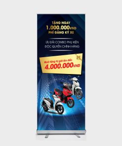 Standee Cuộn Nhôm Cường Lực 60x160cm