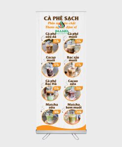 Standee Cuộn Nhôm Chân Inox 60x160cm